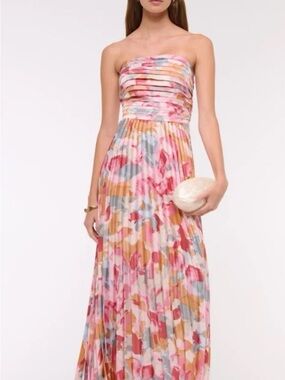 The A&F Giselle Strapless Drama Maxi Dress